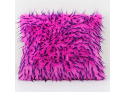Obliečka na vankúš FLUFFY 40x50 cm - ružová/fialová