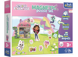 TREFL Magnetická puzzle sada Gábinin kúzelný domček
