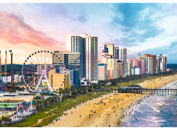 TREFL Puzzle Pláž Myrtle, Južná Karolína, USA 1000 dielikov