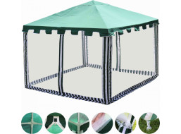 Záhradný altánok 3x3x2,5 m - zelený