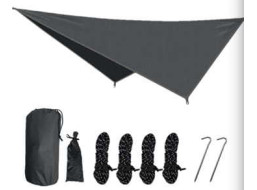 Ochranná tieniaca plachta 360x290 cm - tmavo šedá