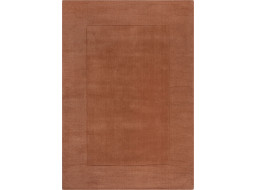 Kusový ručne tkaný koberec Tuscany Textured Wool Border Orange