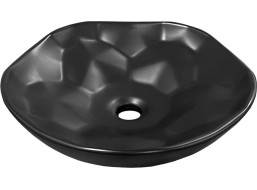 Keramické umývadlo MEXEN NICEA 41 cm - čierne matné, 21754185