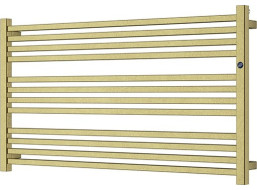Kúpeľňový radiátor STICK LEVEL - zlatý
