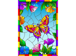 ENJOY Puzzle Krištáľový motýľ 1000 dielikov