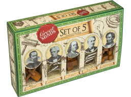 PROFESOR PUZZLE Sada 5 hlavolamov Great Minds