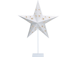 LED vianočná hviezda stolná, 10x LED