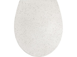 WC sedátko EGINA soft-close - biele terazzo