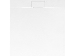 Sprchová SMC vanička REA BAZALT 90x90 cm - imitácia kameňa - biela