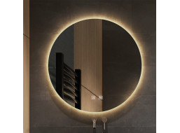 Okrúhle zrkadlo SMART 90 cm - s LED podsvietením a vyhrievaním