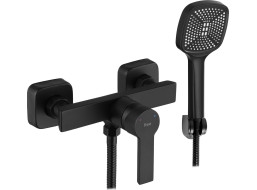 Sprchová nástenná batéria REA ARGUS so sprchou - čierna matná