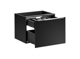 Kúpeľňová závesná skrinka pod umývadlo SANTANO BLACK 60 cm