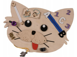 Interaktívna detská tabuľa - MAČIČKA - prírodná