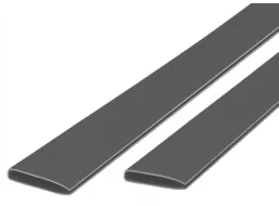 Ukončovacia lišta na clonu na plot - imitácia bambusu - 100 cm - tmavo šedá