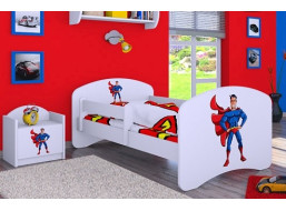 Detská posteľ bez šuplíka 200x90 cm SUPERMAN