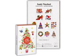 GALISON Puzzle Adventný kalendár Andy Warhol: 12 dní do Vianoc 12x80 dielikov