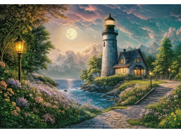 CHERRY PAZZI Puzzle Maják za svitu Mesiaca 500 dielikov