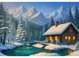CHERRY PAZZI Puzzle Zimný šepot 500 dielikov