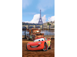 Detský záves DISNEY - CARS v Paríži - 140x245 cm