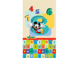 Detský záves DISNEY - Mickey a čísla - 140x245 cm