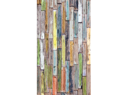 Dizajnový záves - Farebné dosky - 140x245 cm