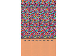 Dizajnový záves - Farebné trojuholníky - 140x245 cm