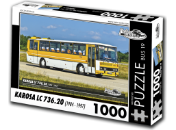 RETRO-AUTA Puzzle BUS č.19 KAROSA LC 736.20 (1984 - 1997) 1000 dielikov