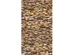 Dizajnový záves - Hnedé kamene - 140x245 cm
