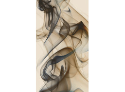 Dizajnový záves - Hnedý dym - 140x245 cm