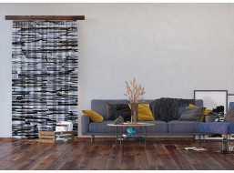 Dizajnový záves - Šedé kamene - 140x245 cm