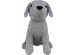 Zarážka do dverí CALM DOG 23 cm - Psík - šedý
