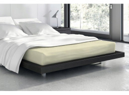 Froté prestieradlo VANILLE 200x160 cm + 25cm - krémové biele