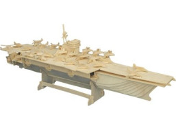 WOODEN TOY , WCK 3D puzzle Lietadlová loď