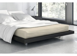 Froté prestieradlo VANILLE 200x180 cm + 25cm - béžové