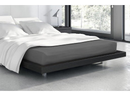Froté prestieradlo VANILLE 200x180 cm + 25cm - tmavo šedé