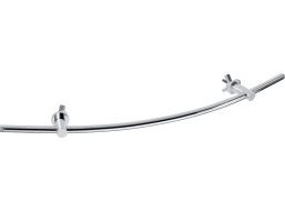 Držiak uterákov na vykurovacie teleso oblý - 600 × 40 × 95 mm - chróm