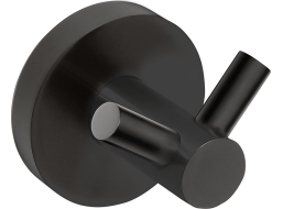 Kúpeľňový dvojitý vešiak na uteráky - kov - 55x55x50 mm