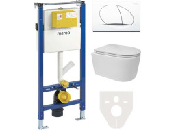 WC komplet pre sadrokartón s príslušenstvom - WC 36x49,6 cm