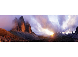 HEYE Panoramatické puzzle Tre Cime, Dolomity, Taliansko 1000 dielikov