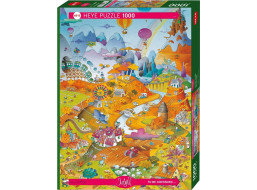 HEYE Puzzle Cartoon Classics: Idylka pri poli 1000 dielikov