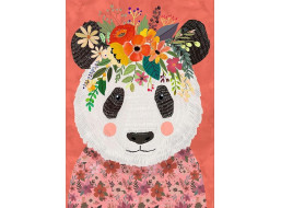 HEYE Puzzle Floral Friends: Maznavá panda 1000 dielikov