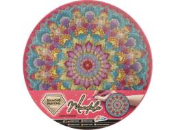 GRAFIX Diamantové maľovanie na ráme Mandala ružová 30cm