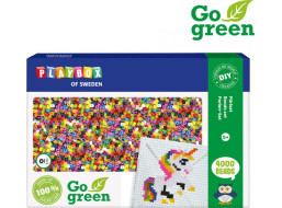 PLAYBOX Zažehľovacie korálky Go Green Sada 4000ks