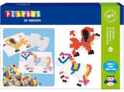 PLAYBOX Zažehľovacie korálky Sada Koník a psík XL 600 ks