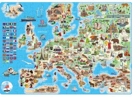 Popular Puzzle Mapa Európy 160 dielikov