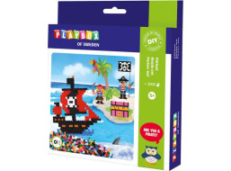 PLAYBOX Zažehľovacie korálky Sada Piráti 2000ks