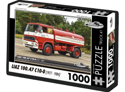 RETRO-AUTA Puzzle TRUCK č.41 Liaz 100.47 C10-0 (1977 - 1984) 1000 dielikov