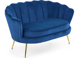 Dvojmiestna pohovka AMORTO XL - tmavo modrá