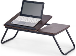 Stolík na notebook - tmavý orech
