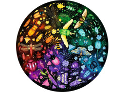 RAVENSBURGER Okrúhle puzzle Kruh farieb: Svet hmyzu 500 dielikov